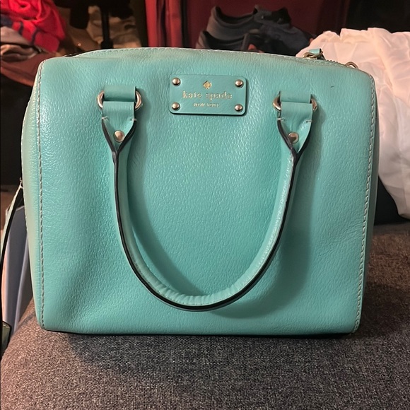 kate spade Handbags - Kate Spade Tiffany Blue Satchel Bag
